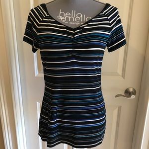 White House Black Market striped shirt.